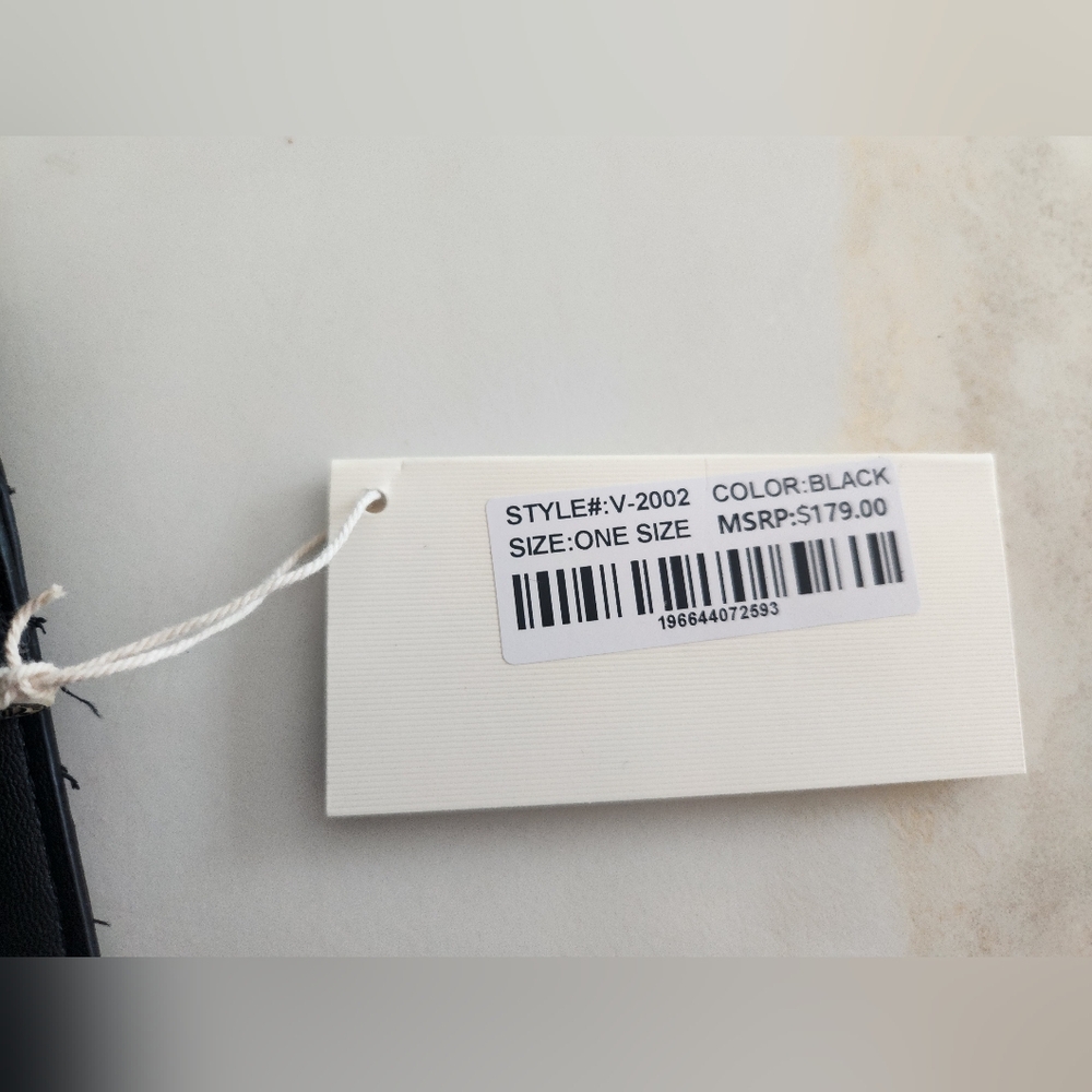 Valentino Orlando Black Bag-Stunning! New With Tags! - Picture 6 of 10